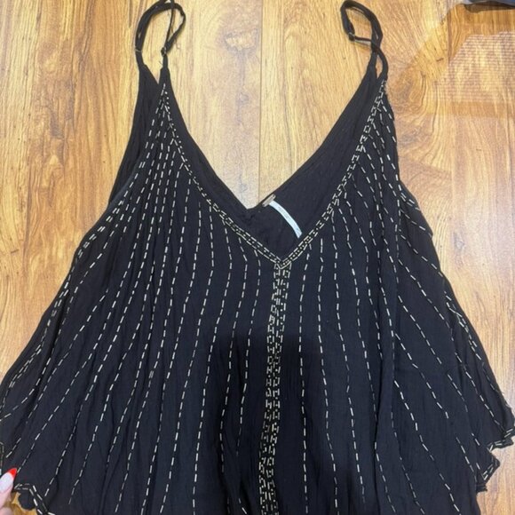 Free People Black Tank Top - Picture 1 of 3